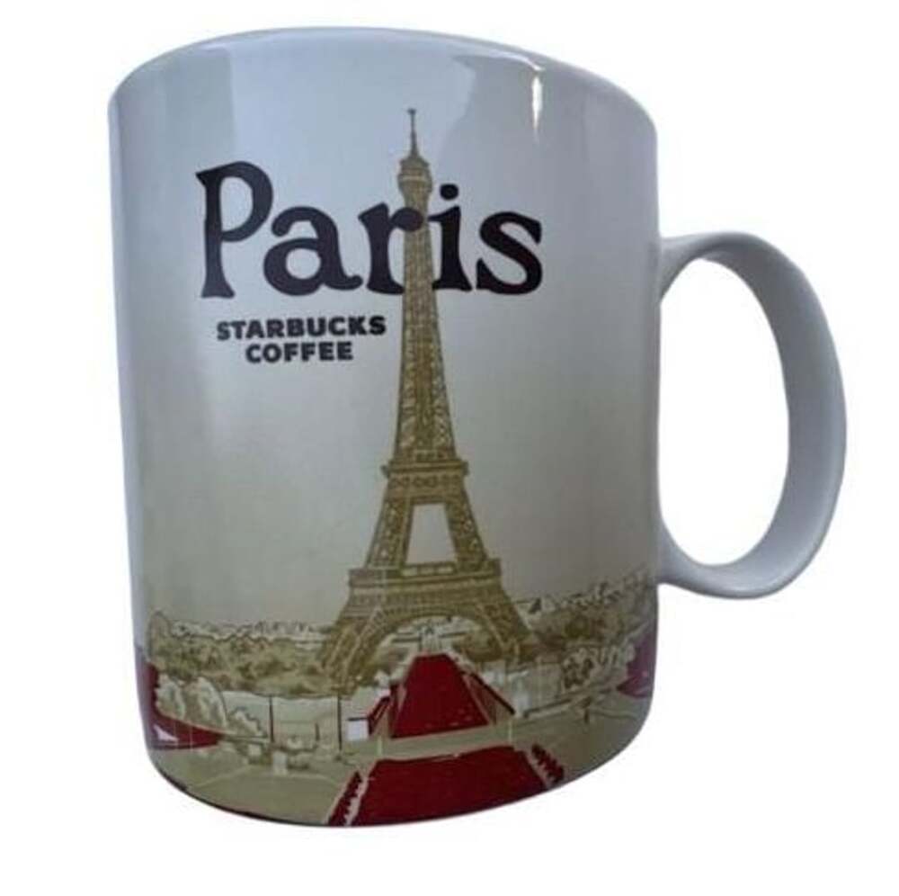 Retired Starbucks Paris France Global Icon Collector Series Coffee Mug 2015 16oz